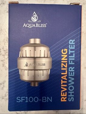 Aquabliss Brushed Nickel Revitalizing Shower Filter - SF100-BN